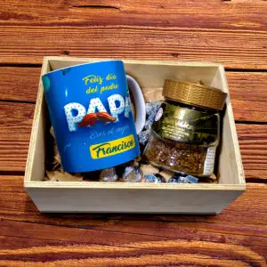 Día del Padre - Regalo con taza personalizada con nombre