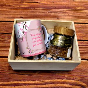 Inicial con nombre y frase en regalo personalizado