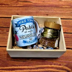 Personal de Salud - Regalo con taza personalizada con nombre (él)