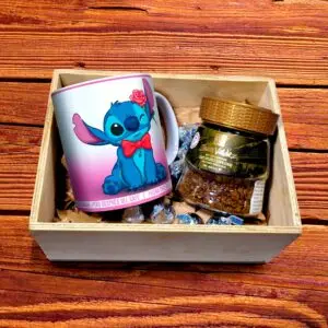 Stitch - Regalo con taza personalizada