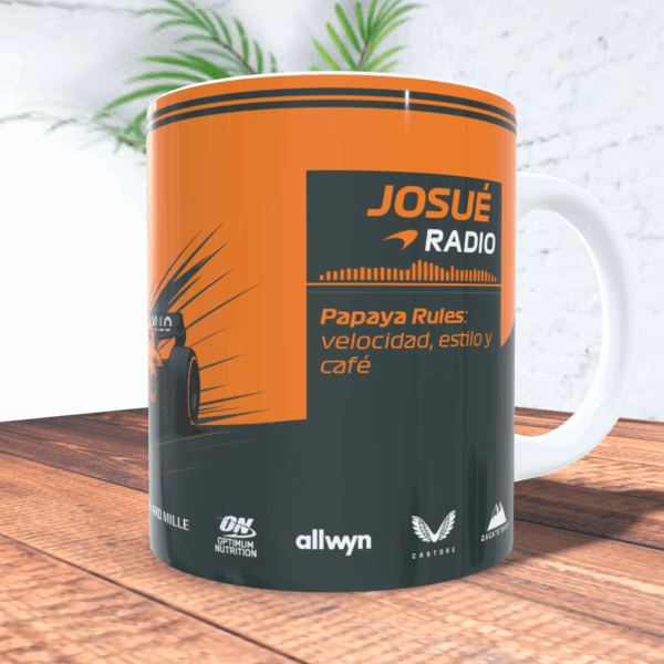 McLaren F1 - Regalo con taza personalizada con nombre - Imagen 3