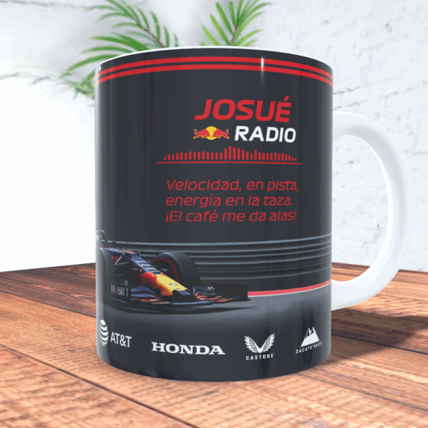 Red Bull F1 - Taza personalizada con nombre - Imagen 2