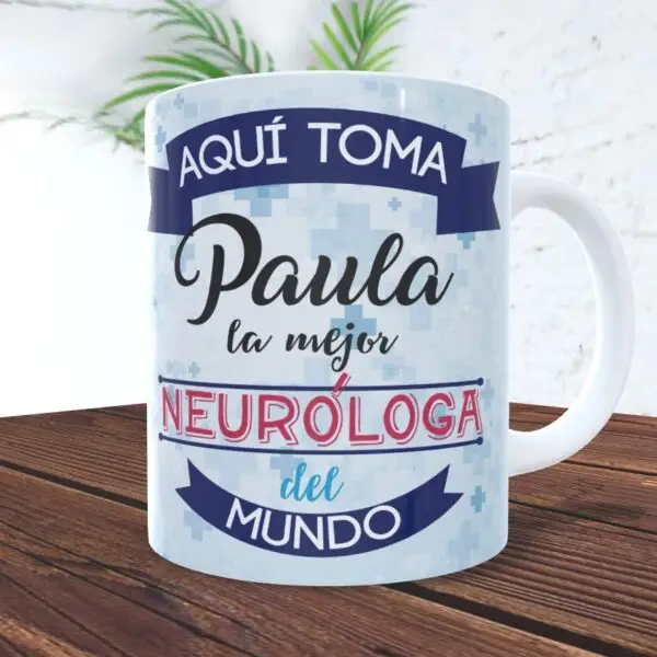 Personal de Salud - Taza personalizada con nombre - Imagen 2
