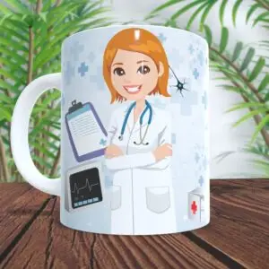 Personal de Salud - Taza personalizada con nombre
