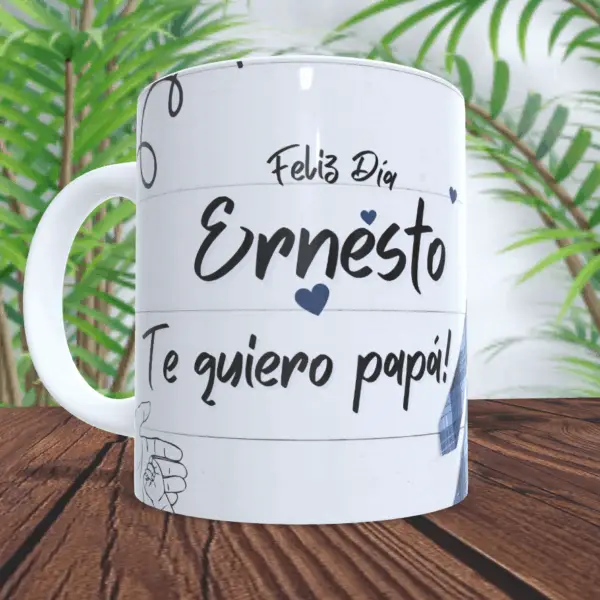 Día del Padre - Taza personalizada con nombre